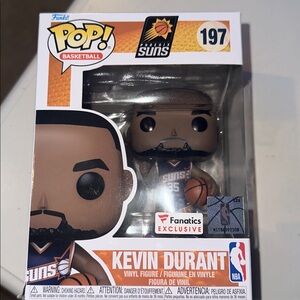 Funko Pop! Kevin Durant in Black and Orange Suns Uniform